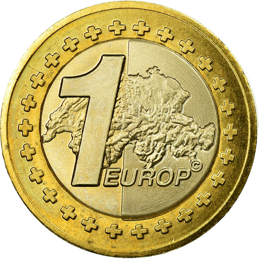 Switzerland, Fantasy euro patterns, Europ, 2003, AU(55-58), Bi-Metallic, KM:Pn8