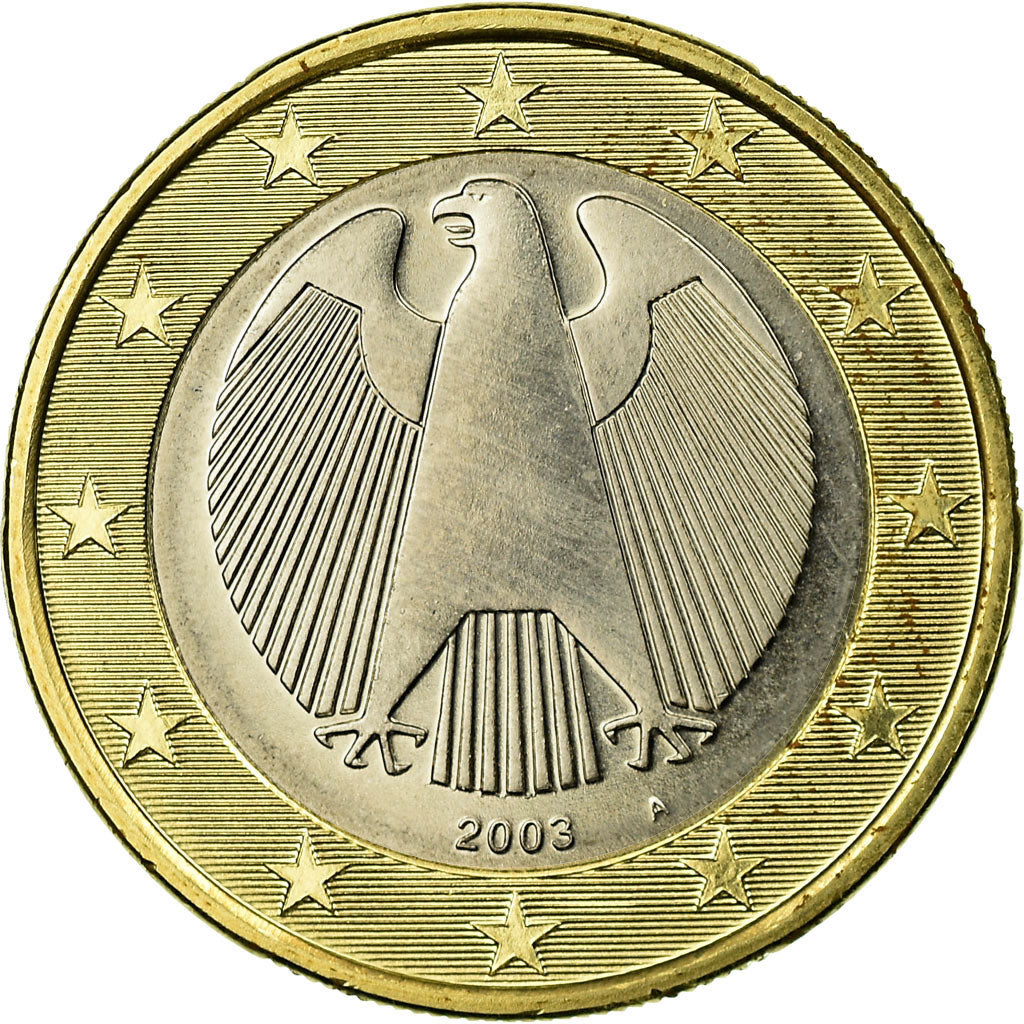 GERMANY - FEDERAL REPUBLIC, Euro, 2003, MS(63), Bi-Metallic, KM:213