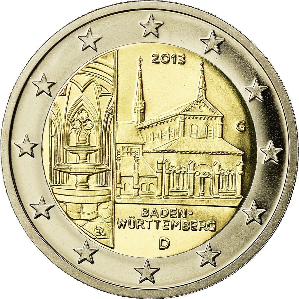 Bundesrepublik Deutschland, 2 Euro, Baden-Wurttemberg, 2013, Proof, STGL