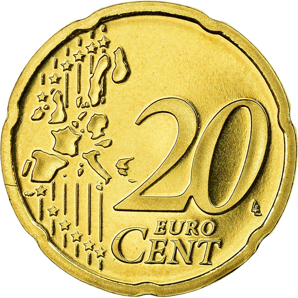 Bundesrepublik Deutschland, 20 Euro Cent, 2003, Proof, STGL, Messing, KM:211