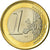 Spanien, Euro, 2001, STGL, Bi-Metallic, KM:1046