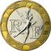 Munten, Frankrijk, Génie, 10 Francs, 1989, Paris, ZF+, Bi-Metallic, KM:964.1