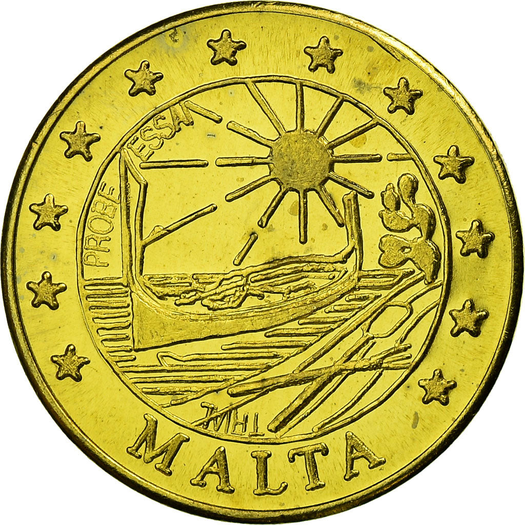Malta, Fantasy euro patterns, 20 Euro Cent, 2004, UNC-, Tin