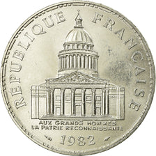 Coin, France, Panthéon, 100 Francs, 1982, Paris, AU(55-58), Silver, KM:951.1