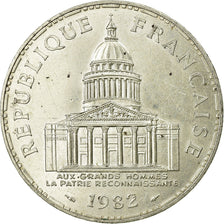 Moneta, Francia, Panthéon, 100 Francs, 1982, Paris, BB, Argento, KM:951.1