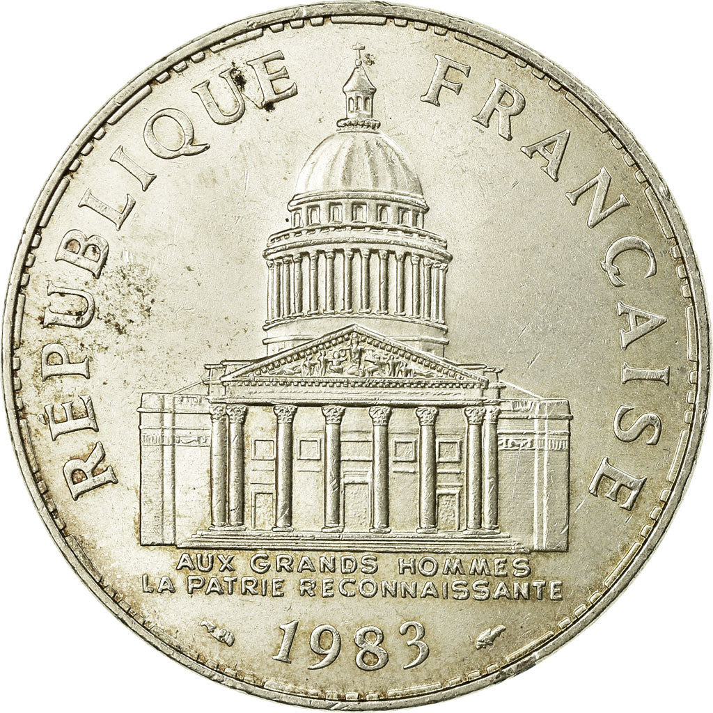 Münze, Frankreich, Panthéon, 100 Francs, 1983, Paris, SS, Silber, KM:951.1