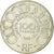 Moeda, França, Jean Monnet, 100 Francs, 1992, AU(55-58), Prata, KM:1120