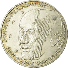 Münze, Frankreich, Jean Monnet, 100 Francs, 1992, VZ, Silber, KM:1120