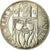 Moneta, Francja, Charlemagne, 100 Francs, 1990, AU(55-58), Srebro, KM:982