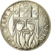 Coin, France, Charlemagne, 100 Francs, 1990, AU(55-58), Silver, KM:982