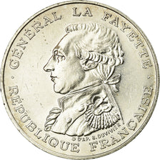 Moneda, Francia, Lafayette, 100 Francs, 1987, EBC, Plata, KM:962, Gadoury:902