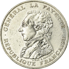 Coin, France, Lafayette, 100 Francs, 1987, EF(40-45), Silver, KM:962