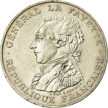Coin, France, Lafayette, 100 Francs, 1987, EF(40-45), Silver, KM:962