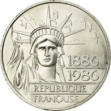 Münze, Frankreich, Statue de la Liberté, 100 Francs, 1986, VZ, Silber, KM:960
