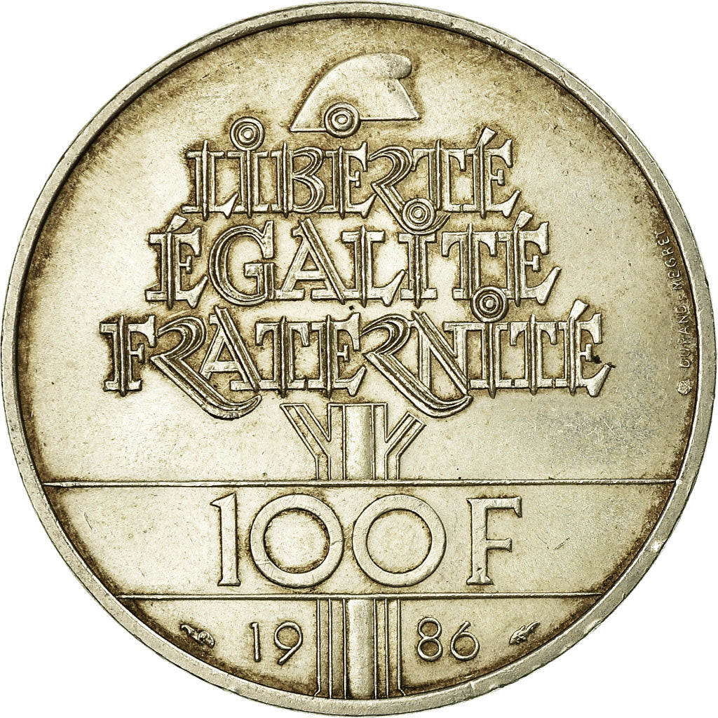 Monnaie, France, Statue de la Liberté, 100 Francs, 1986, SUP, Argent