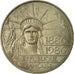 Coin, France, Statue de la Liberté, 100 Francs, 1986, EF(40-45), Silver