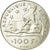 Moneta, Francja, Descartes, 100 Francs, 1991, AU(55-58), Srebro, KM:996
