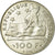 Münze, Frankreich, Descartes, 100 Francs, 1991, SS+, Silber, KM:996