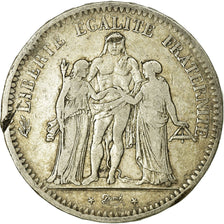 Munten, Frankrijk, Hercule, 5 Francs, 1849, Paris, FR, Zilver, KM:756.1