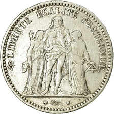 Coin, France, Hercule, 5 Francs, 1873, Bordeaux, VF(20-25), Silver, KM:820.2