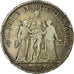 Coin, France, Hercule, 5 Francs, 1873, Bordeaux, VF(20-25), Silver, KM:820.2
