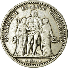 Coin, France, Hercule, 5 Francs, 1873, Bordeaux, VF(20-25), Silver, KM:820.2
