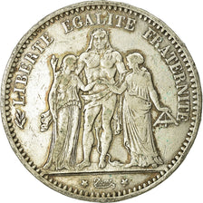 Coin, France, Hercule, 5 Francs, 1874, Bordeaux, VF(30-35), Silver, KM:820.2