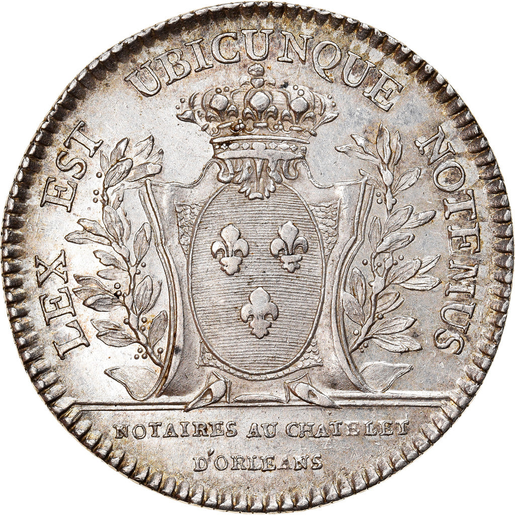 Francia, Token, Royal, Louis XVI, Notaires Royaux, Notaires d'Orléans, History