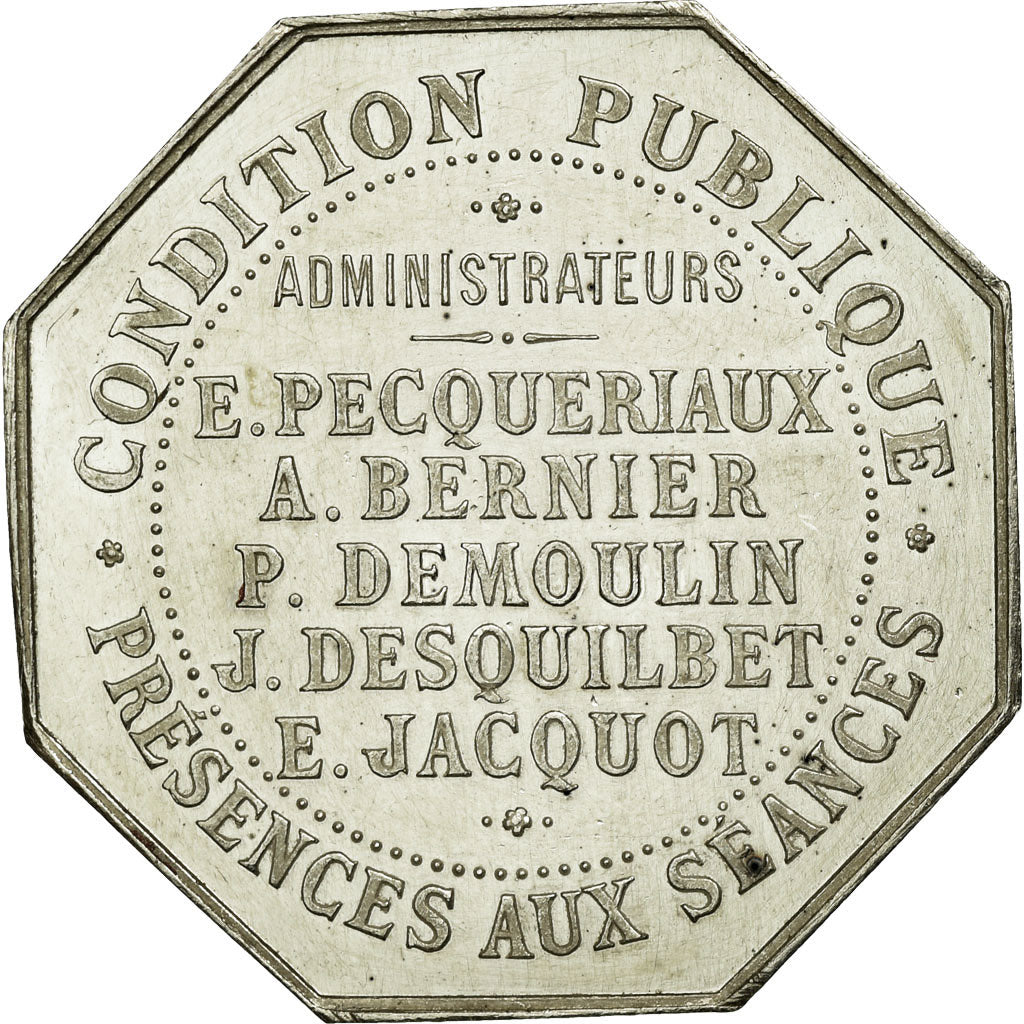 France, Token, Instruction and Education, AU(55-58), Silver