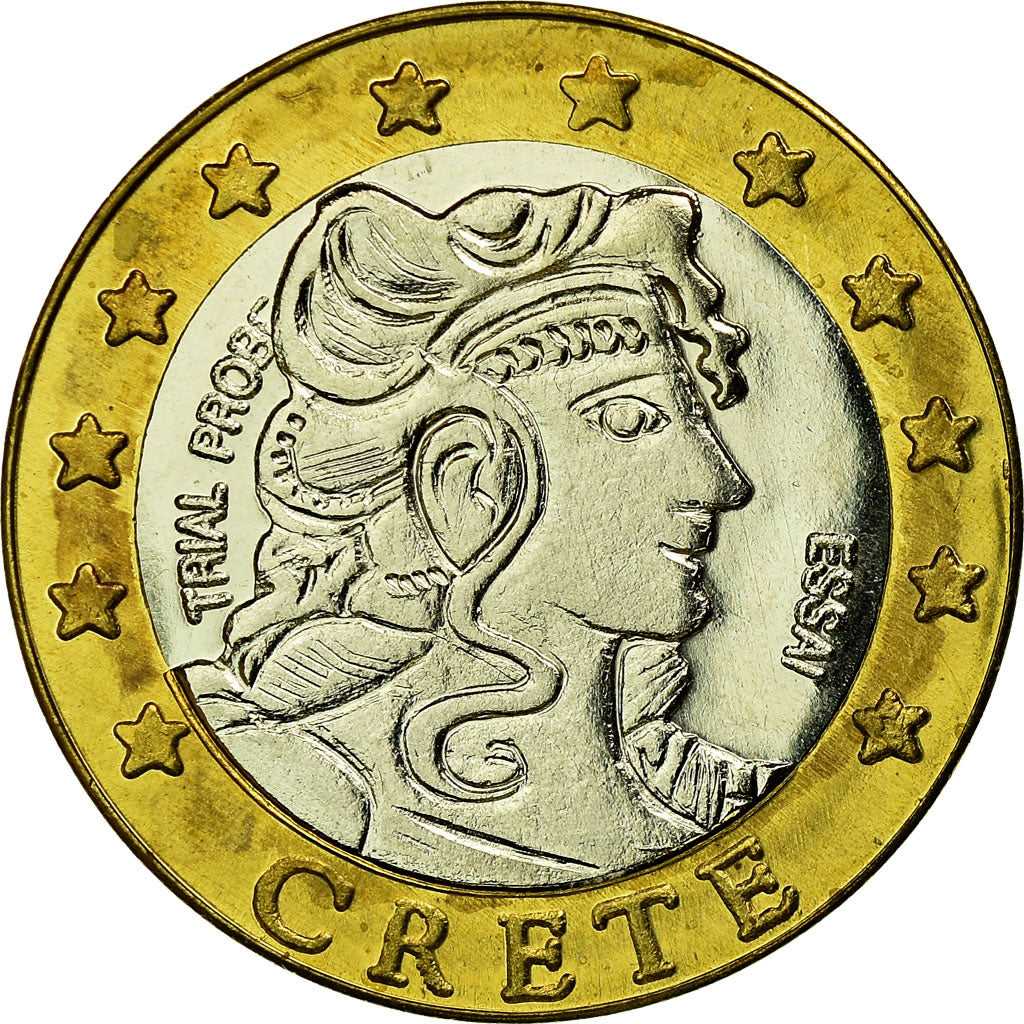 Creta, Euro, 2004, SPL, Bi-metallico