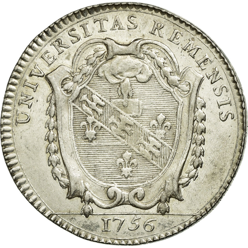 Francia, Token, Royal, 1756, BB+, Argento, Feuardent:7946