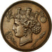 France, Token, Instruction and Education, 1866, AU(55-58), Copper