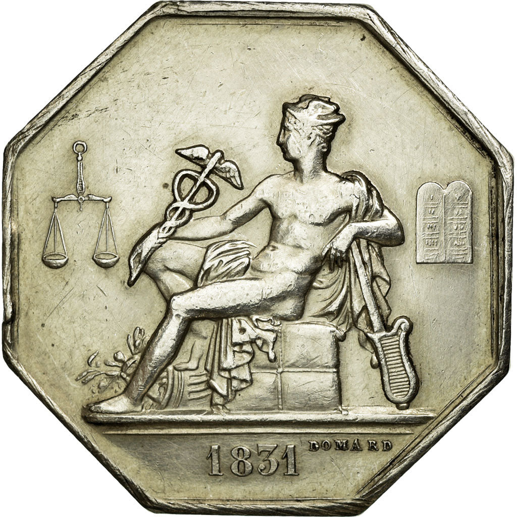 France, Token, Trades, 1831, AU(50-53), Silver