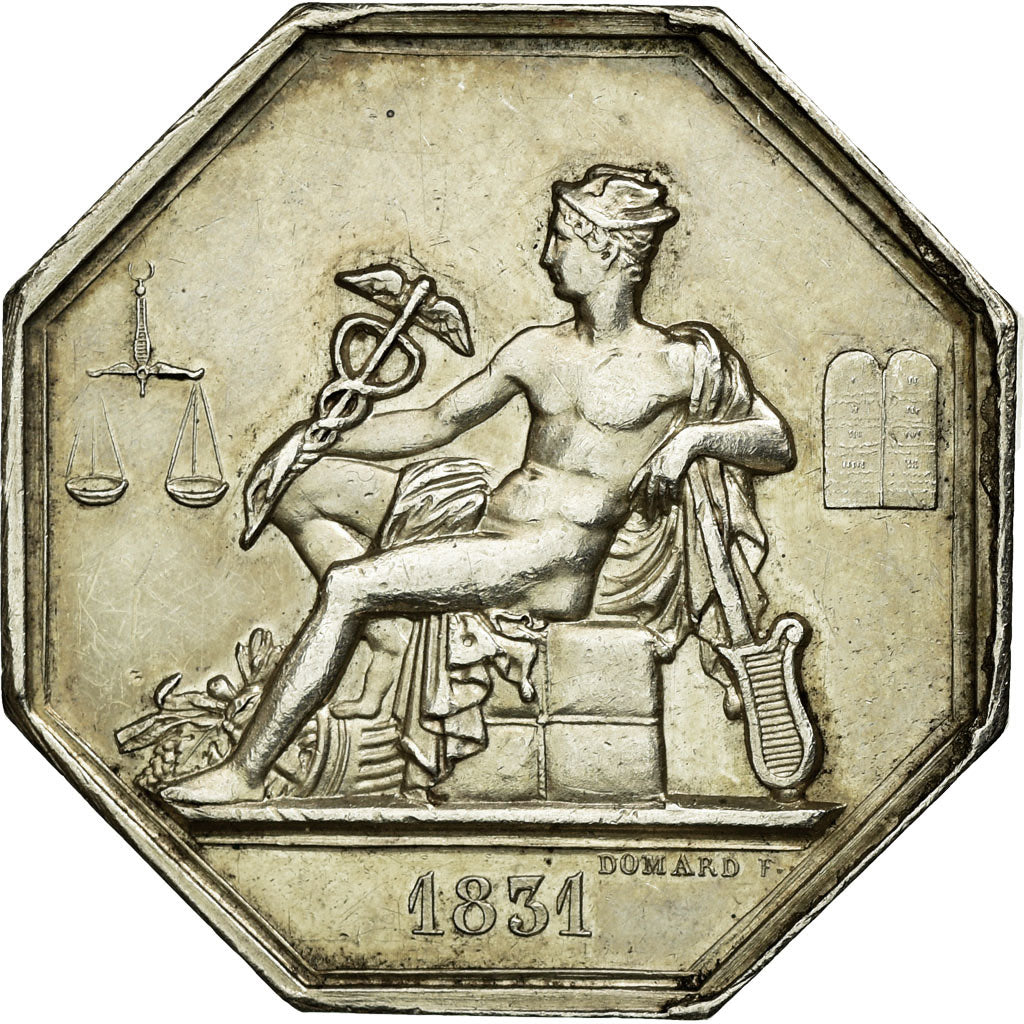 France, Token, Trades, 1831, AU(55-58), Silver