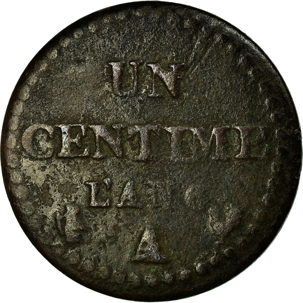 Coin, France, Dupré, Centime, AN 6, Paris, VF(20-25), Bronze, KM:646