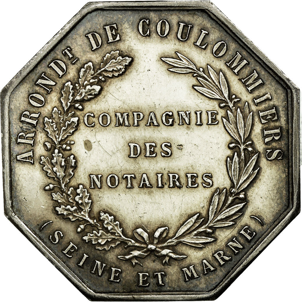 France, Jeton, Notary, 1831, SUP, Argent, Lerouge:112