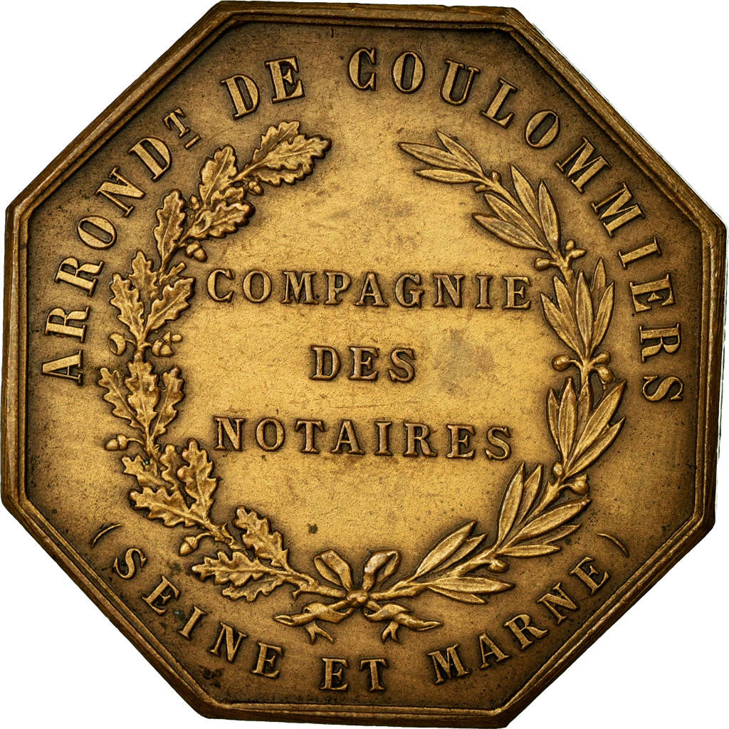 Frankrijk, Token, Notary, 1831, PR, Bronze, Lerouge:112c