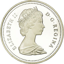 Coin, Canada, Elizabeth II, Dollar, 1986, Royal Canadian Mint, Ottawa, Proof