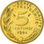 Moneda, Francia, Marianne, 5 Centimes, 1984, Paris, FDC, Aluminio - bronce
