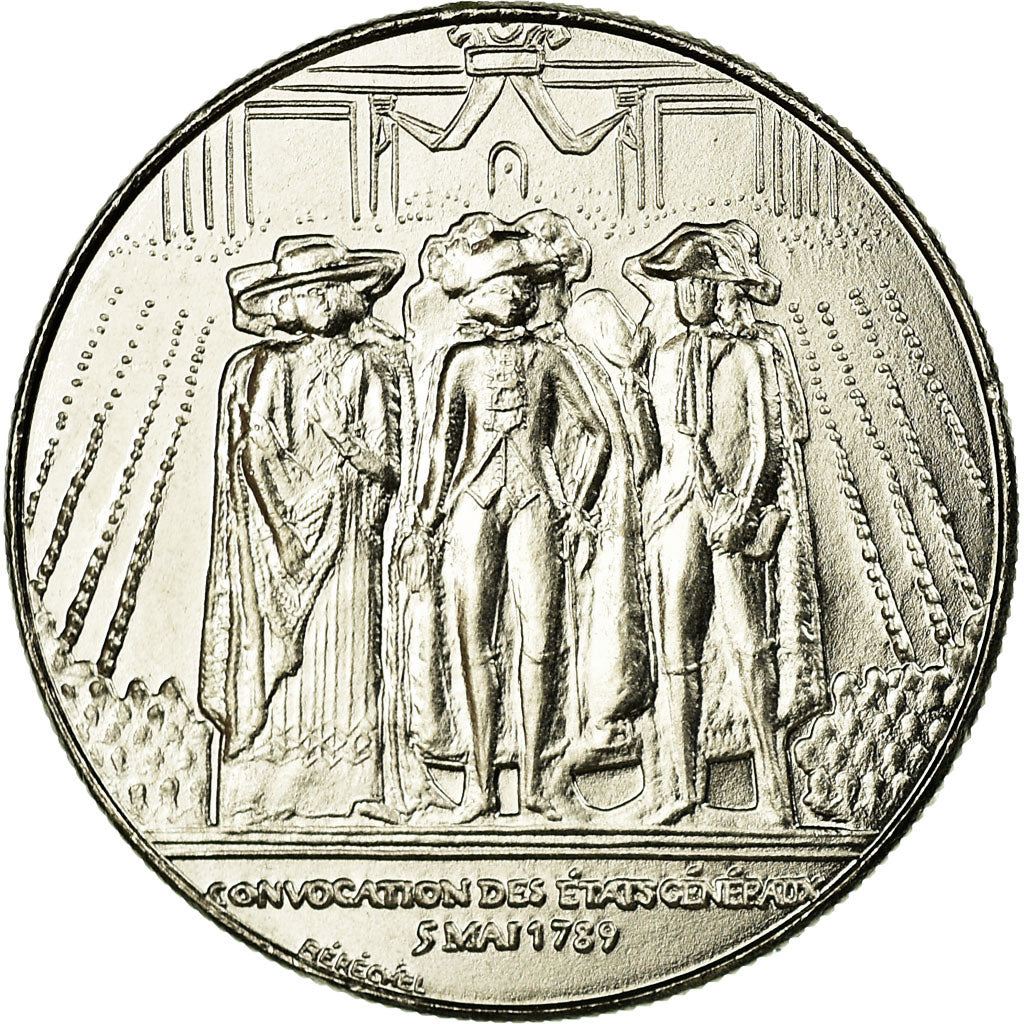 Coin, France, États généraux, Franc, 1989, Paris, MS(65-70), Nickel, KM:967