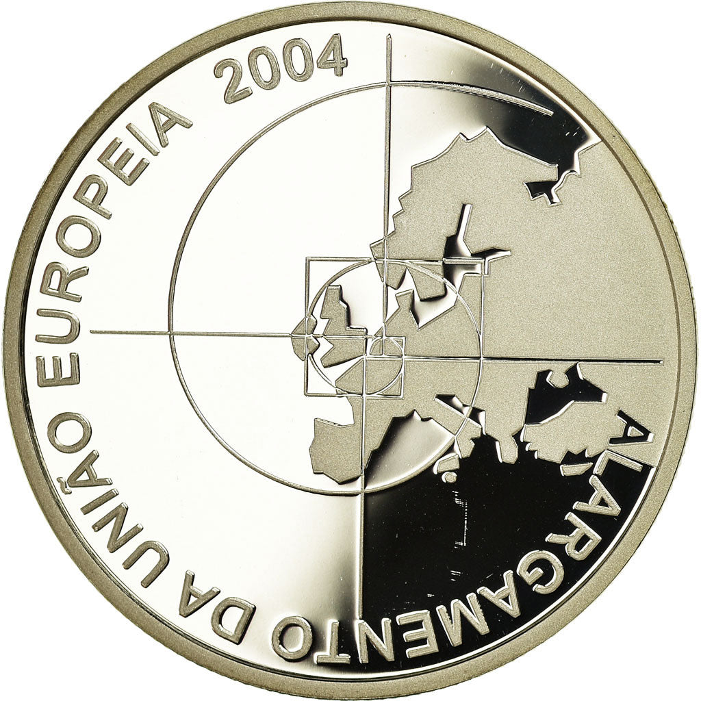 Portugal, 8 Euro, 2004, Proof, MS(65-70), Prata, KM:753a