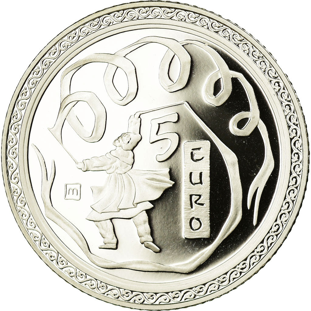 San Marino, 5 Euro, 2008, FDC, Zilver, KM:513