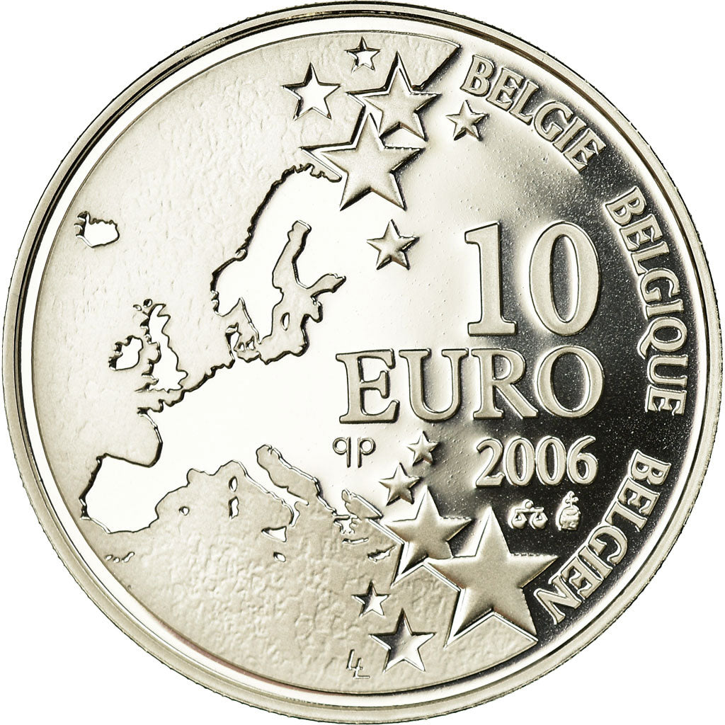 Belgium, 10 Euro, Justus Lipsius, 2006, Proof, MS(65-70), Silver, KM:255
