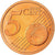 Francia, 5 Euro Cent, 2002, BE, SC, Cobre chapado en acero, KM:1284