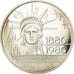 Coin, France, Statue de la Liberté, 100 Francs, 1985, BE, MS(65-70), Silver