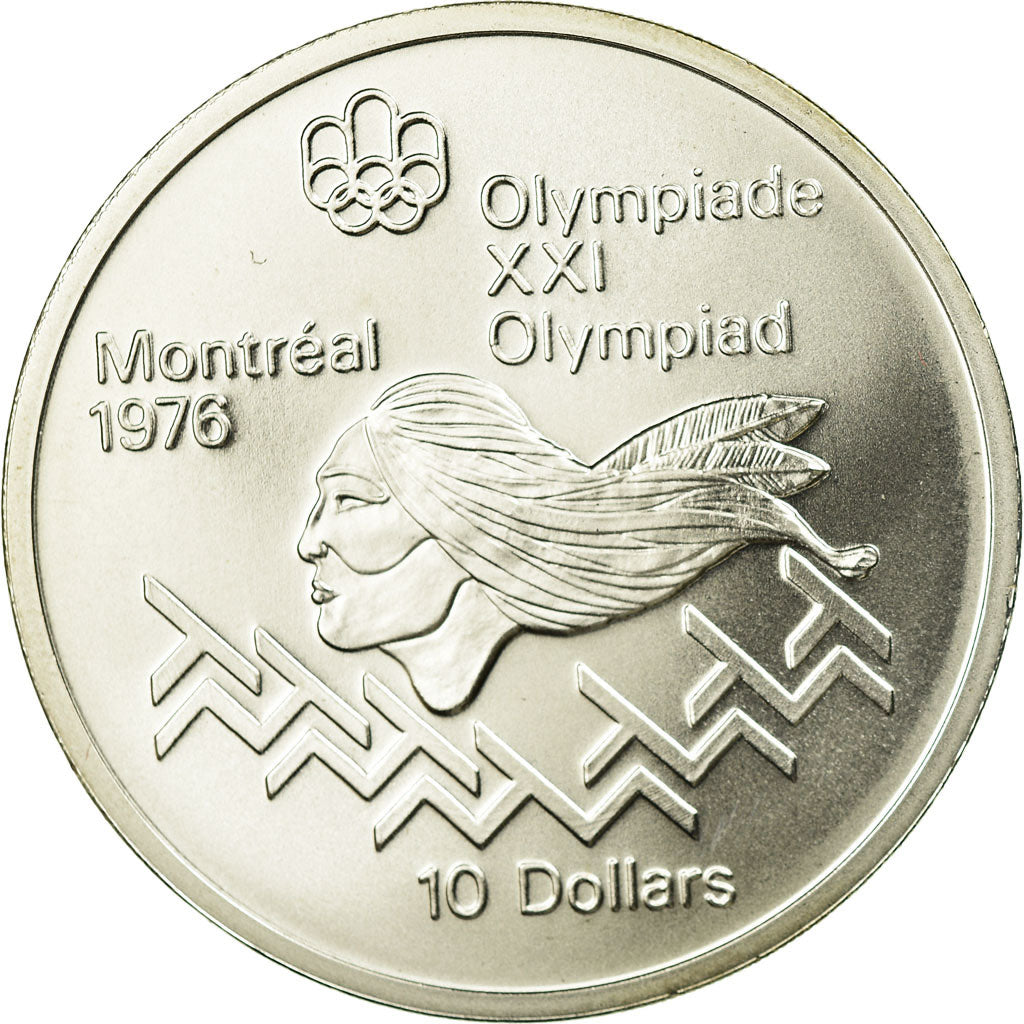 Coin, Canada, Elizabeth II, 10 Dollars, 1975, Royal Canadian Mint, Ottawa