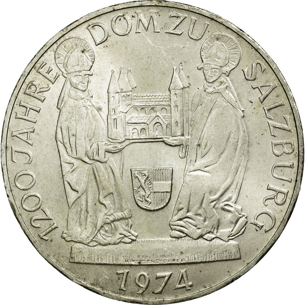 Coin, Austria, 50 Schilling, 1974, AU(55-58), Silver, KM:2921