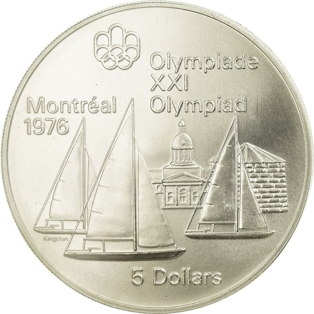 Moneta, Canada, Elizabeth II, 5 Dollars, 1973, Royal Canadian Mint, Ottawa, FDC
