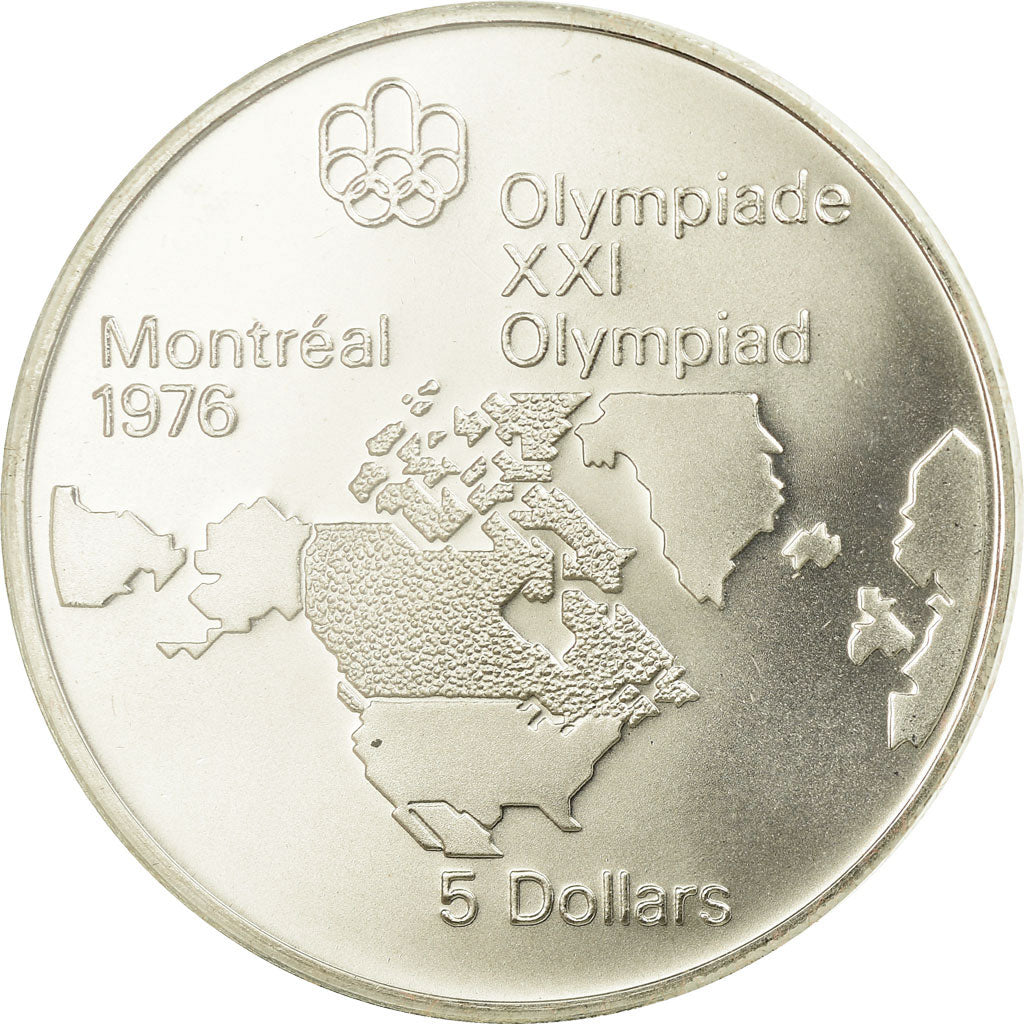 Moneta, Canada, Elizabeth II, 5 Dollars, 1973, Royal Canadian Mint, Ottawa, FDC