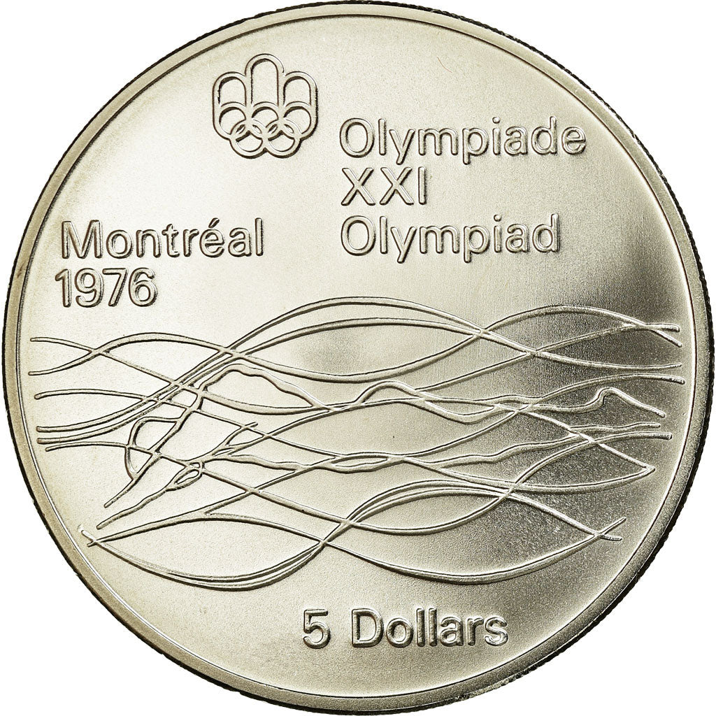 Coin, Canada, Elizabeth II, 5 Dollars, 1975, Royal Canadian Mint, Ottawa